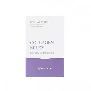 Молочный пилинг-скраб с коллагеном