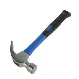 Молоток-гвоздодер тундра, фиберглассовая 2к рукоятка, 750 г