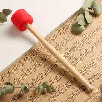 Молоток-колотушка для барабана music life, красный, 335 см