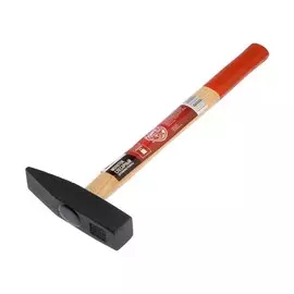 Молоток слесарный лом, квадратный боек, деревянная рукоятка, 500 г