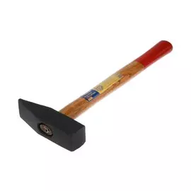 Молоток слесарный тундра, квадратный боек, деревянная рукоятка, 1000 г