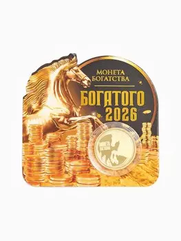 Монета новогодняя сувенирная