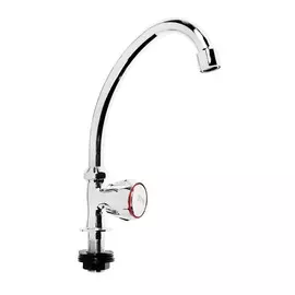 Моносмеситель zein z1038, кран-букса пластик 1/2