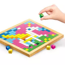 Мозаика. цветные кубики