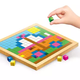 Мозаика. цветные кубики