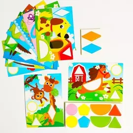 Мозаика с шаблонами