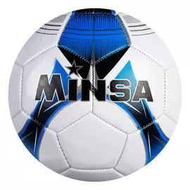 Футбольный мяч minsa, машинная сшивка, 32 панели, р. 5, pu