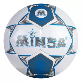 Футбольный мяч minsa, машинная сшивка, 32 панели, р. 5, tpu