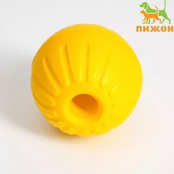 Мяч из eva плавающий, для дрессировки, 7 см, желтый