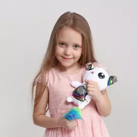 Мягкая игрушка с пайетками