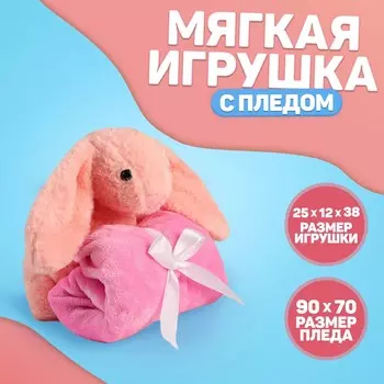 Мягкая игрушка с пледом