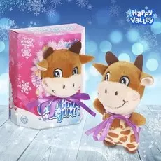 Мягкая игрушка весёлый бычок