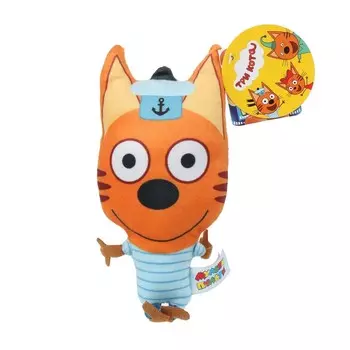 Мягкая не озвученная размер До 30 см Три Кота, "МУЛЬТИ-ПУЛЬТИ" M118986-17NS-DP