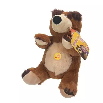 Мягкая озвученная размер До 30 см Маша и Медведь, "МУЛЬТИ-ПУЛЬТИ" M126038MM-20S