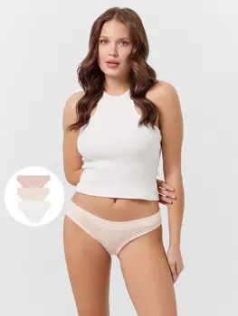 Мультипак хлопковых слип бикини (3 шт.)