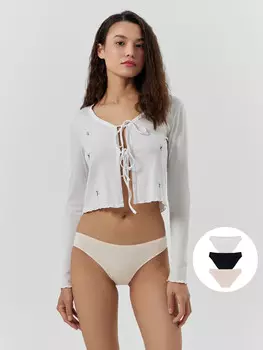 Мультипак хлопковых слип бикини (3 шт.)