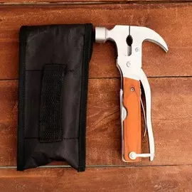 Мультитул 8в1, в чехле, рукоять дерево