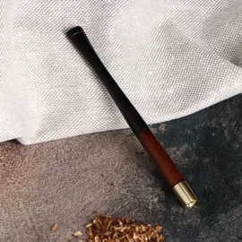 Мундштук гладкий, короткий, для тонких сигарет