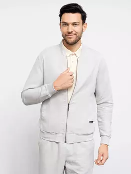 Мужской жакет на молнии из премиального льна