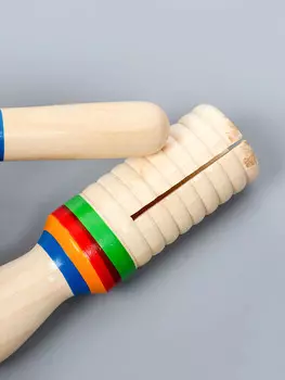 Музыкальный инструмент гуиро music life трещотка, 133.5 см