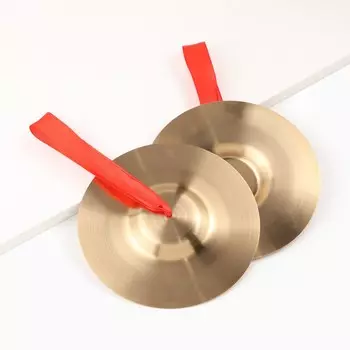 Музыкальные тарелки ручные music life, 18 см, набор 2 шт.