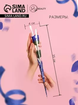 Мыльная роза, синяя