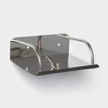 Мыльница настенная, 14.511.55 см, сталь