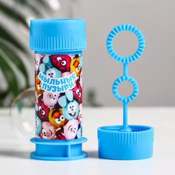 Мыльные пузыри, 20 штук смешарики синий, 35 мл