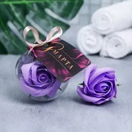 Мыльный лепесток в шаре