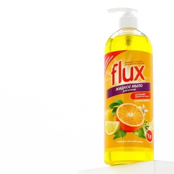Мыло для рук кухонное, 1000 мл, аромат цитруса, flux