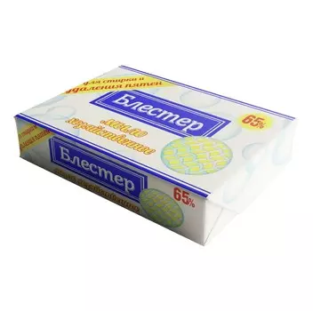 Мыло хозяйственное 65% для стирки и удаления пятен 125г