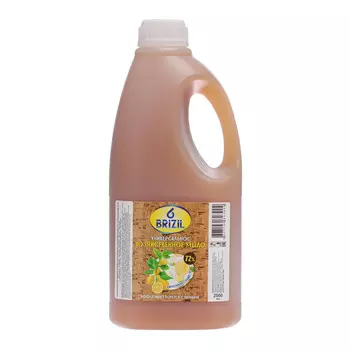 Мыло хозяйственное brizil лимонная свежесть, 2 л