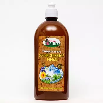 Мыло хозяйственное frau miller альпийские травы пуш-пул, 1 л