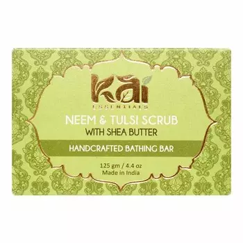 Мыло Скраб с нимом и тулси Премиум с маслом ши 125г