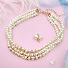 Набор 2 предмета: чокер, серьги