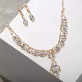 Набор 2 предмета: серьги, колье