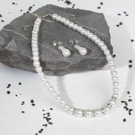 Набор 2 предмета: серьги, колье