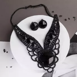 Набор 2 предмета: серьги, колье