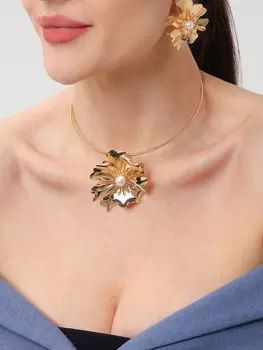 Набор 2 предмета: серьги, колье