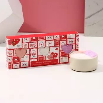 Соль для ванны love, 3100 г, чистое счастье