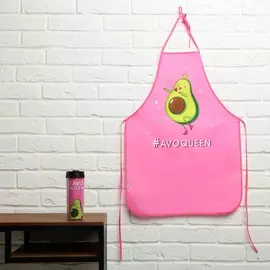 Подарочный набор avoqueen, фартук и термостакан