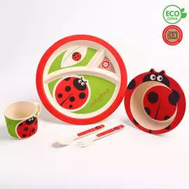 Набор детской бамбуковой посуды