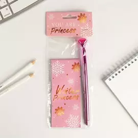 Набор: блокнот и ручка на европодвесе