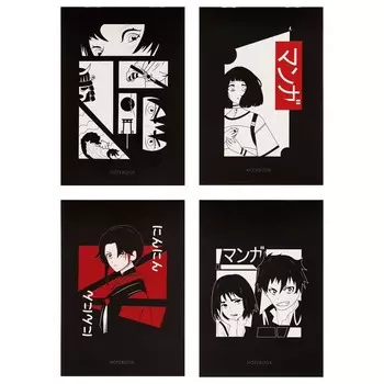 Набор блокнотов а5, 40 листов в клетку на скрепке