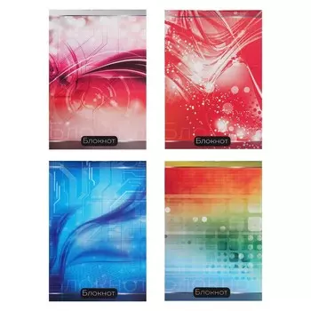 Набор блокнотов а6, 40 листов в клетку на скрепке