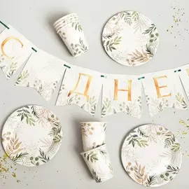 Набор бумажной посуды одноразовый