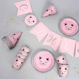 Набор бумажной посуды одноразовый