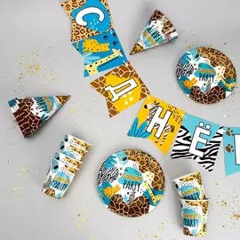 Набор бумажной посуды одноразовый