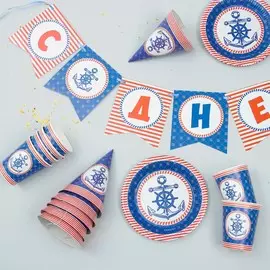 Набор бумажной посуды одноразовый