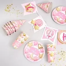 Посуда одноразовая бумажная для праздника